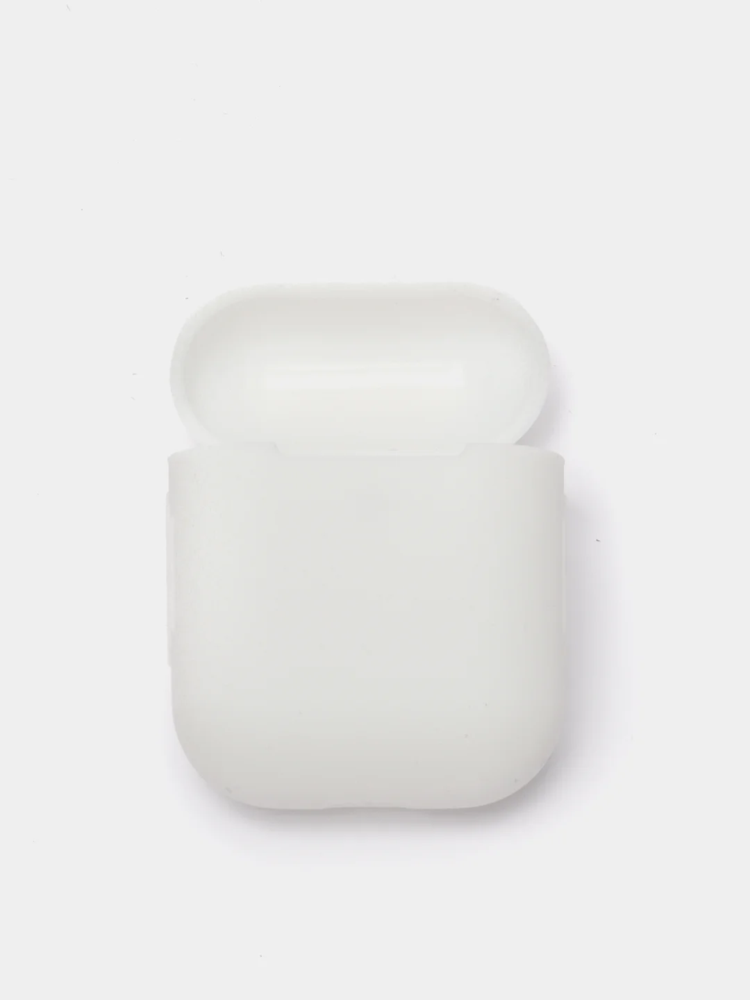 Белый чехол для Apple AirPods 1, AirPods 2 силиконовый
