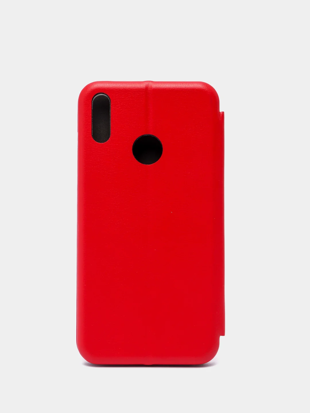 Красный чехол книжка на Huawei Y7 2019, Хуавей У7 2019