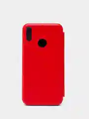 Красный чехол книжка на Huawei Y7 2019, Хуавей У7 2019