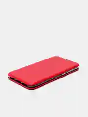 Красный чехол книжка на Huawei Y7 2019, Хуавей У7 2019