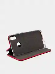 Красный чехол книжка на Huawei Y7 2019, Хуавей У7 2019