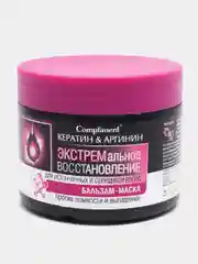 Compliment Бальзам-маска кератин и аргинин Экстремальное восстановление волос 300 мл