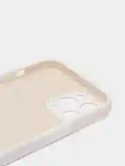 Багровый чехол Silicone Case для iPhone 12 Pro Max с логотипом закрытый низ