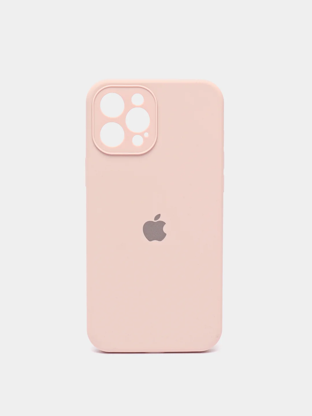 Конфетный чехол Silicone Case для iPhone 12 Pro Max с логотипом закрытый низ