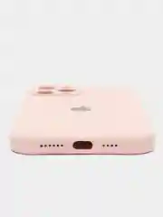 Конфетный чехол Silicone Case для iPhone 12 Pro Max с логотипом закрытый низ