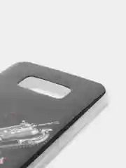 Серебряный чехол Samsung Galaxy S8+ / S8 Plus, Самсунг Галакси С8+ / С8 Плюс силиконовый с рисунком