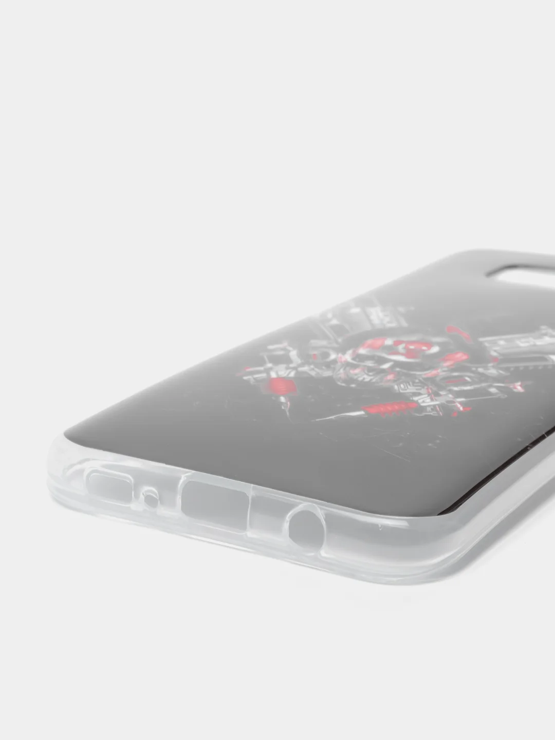 Серебряный чехол Samsung Galaxy S8+ / S8 Plus, Самсунг Галакси С8+ / С8 Плюс силиконовый с рисунком