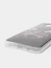 Серебряный чехол Samsung Galaxy S8+ / S8 Plus, Самсунг Галакси С8+ / С8 Плюс силиконовый с рисунком