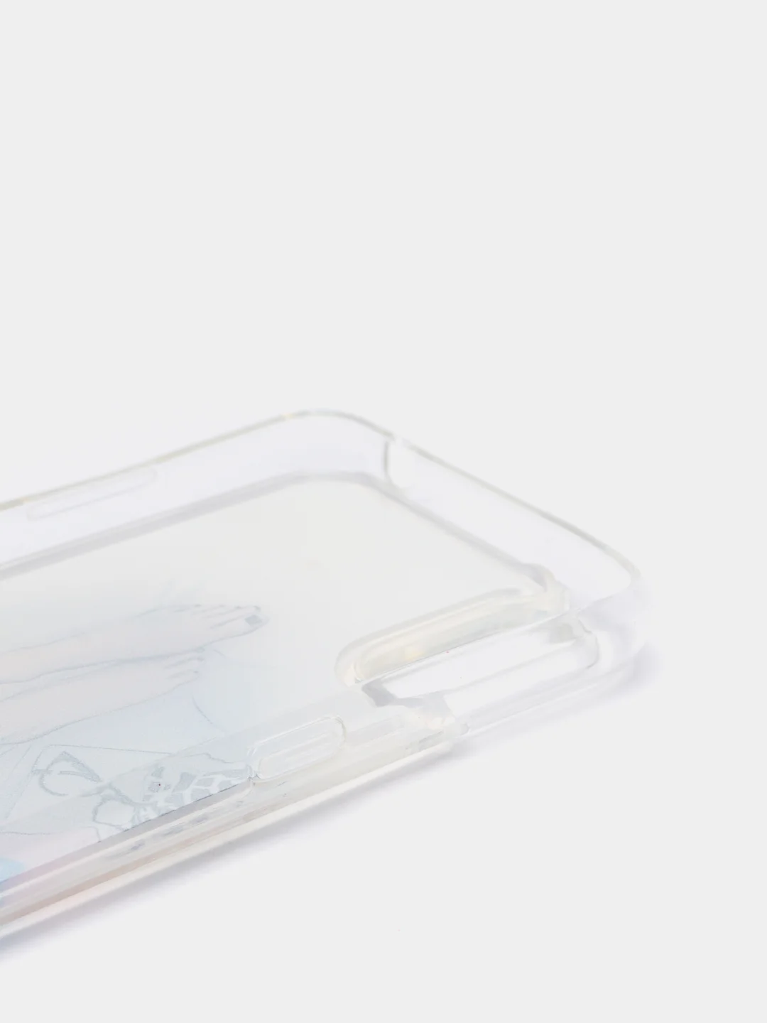 Золотой чехол Samsung Galaxy A01, M01 (Самсунг Галакси А01, М01) переливающийся жидкий с блестками