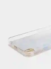 Золотой чехол Samsung Galaxy A01, M01 (Самсунг Галакси А01, М01) переливающийся жидкий с блестками