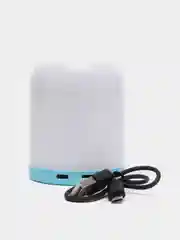Голубой беспроводной портативный Bluetooth-динамик, мини-плеер SPEAKER WIRELESS LED Model: A1