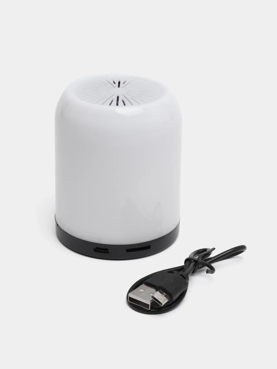 Черный беспроводной портативный Bluetooth-динамик, мини-плеер SPEAKER WIRELESS LED Model: A1