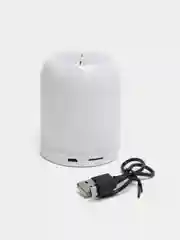 Белый беспроводной портативный Bluetooth-динамик, мини-плеер SPEAKER WIRELESS LED Model: A1