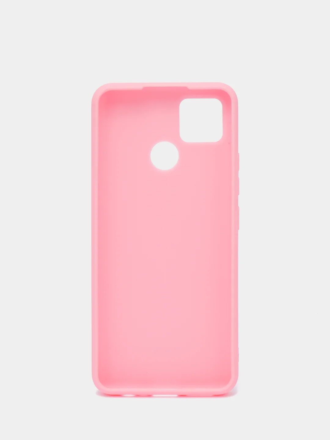 Розовый чехол Realme C25, Realme C25S Реалми С25 / С25С силиконовый цветной матовый