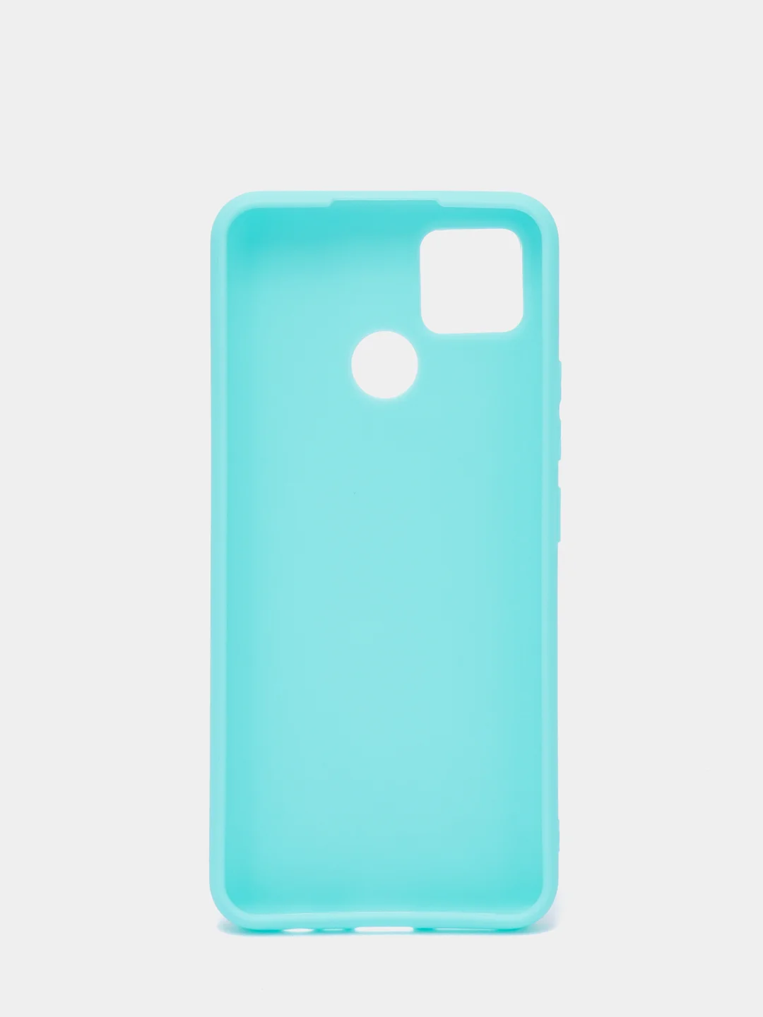 Бирюзовый чехол Realme C25, Realme C25S Реалми С25 / С25С силиконовый цветной матовый