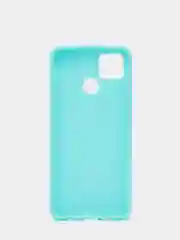 Бирюзовый чехол Realme C25, Realme C25S Реалми С25 / С25С силиконовый цветной матовый