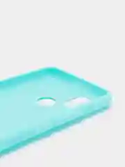 Бирюзовый чехол Realme C25, Realme C25S Реалми С25 / С25С силиконовый цветной матовый