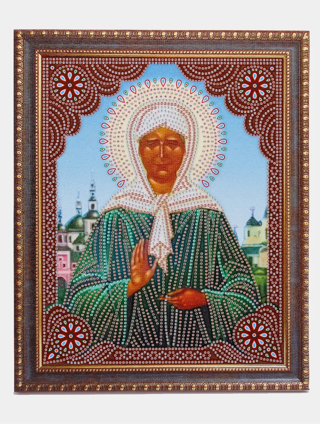 Багровый алмазная мозаика "Иконы", 27 х 33 см, на подрамнике