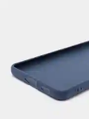 Темно-синий чехол Samsung Galaxy S21 FE, Самсунг Галакси С21 ФЕ силиконовый, матовый