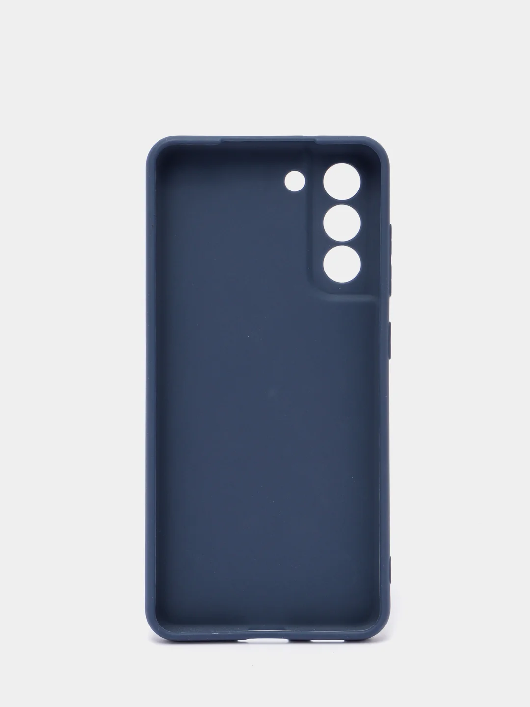 Темно-синий чехол Samsung Galaxy S21 FE, Самсунг Галакси С21 ФЕ силиконовый, матовый