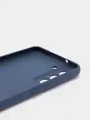 Темно-синий чехол Samsung Galaxy S21 FE, Самсунг Галакси С21 ФЕ силиконовый, матовый