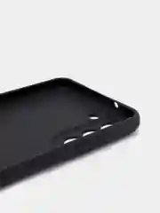 Черный чехол Samsung Galaxy S21 FE, Самсунг Галакси С21 ФЕ силиконовый, матовый