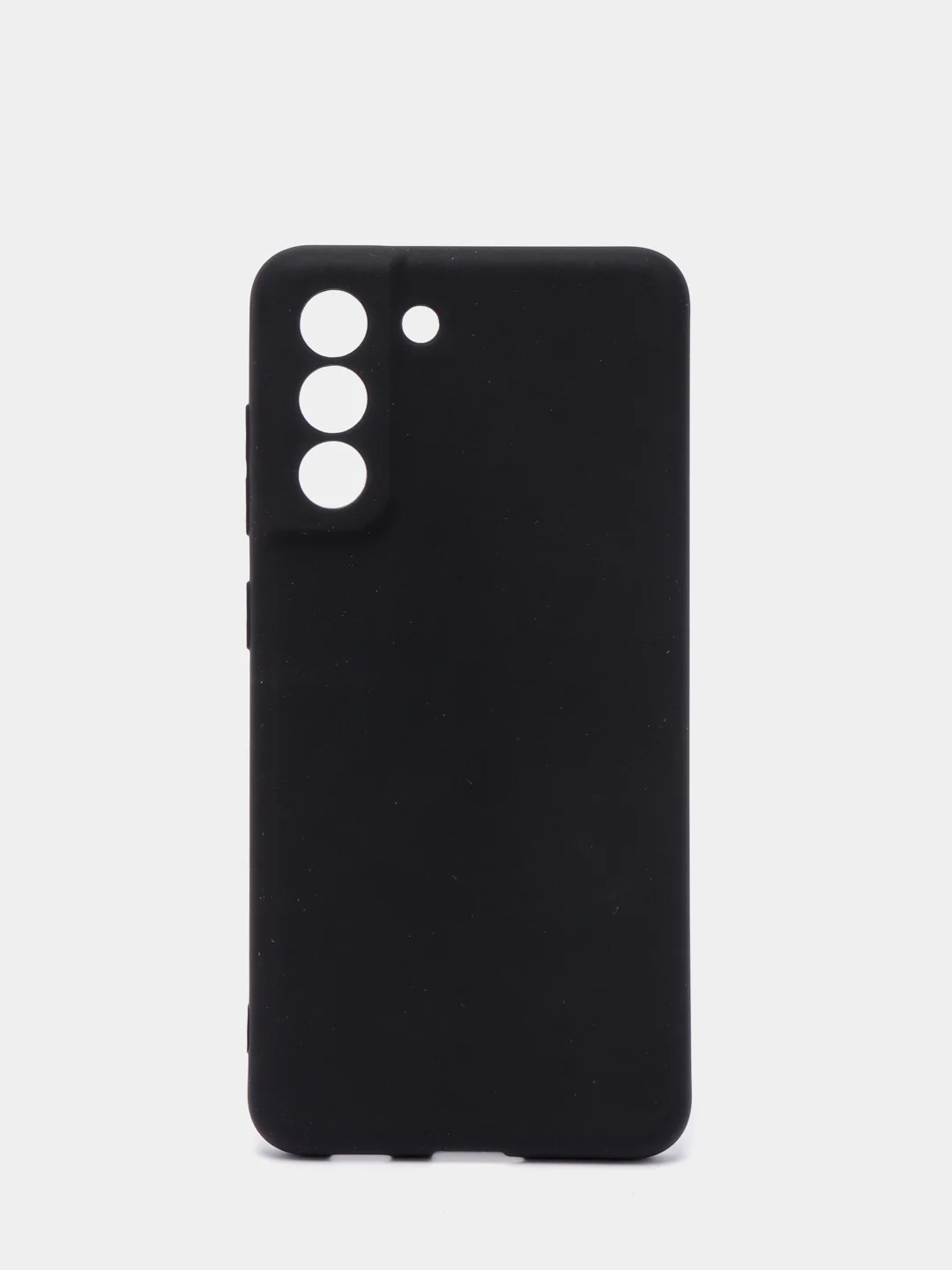 Черный чехол Samsung Galaxy S21 FE, Самсунг Галакси С21 ФЕ силиконовый, матовый