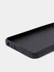 Черный чехол Realme C35 / Реалми C35 черный, силиконовый, матовый