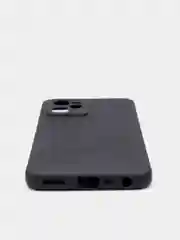 Черный чехол Realme C35 / Реалми C35 черный, силиконовый, матовый