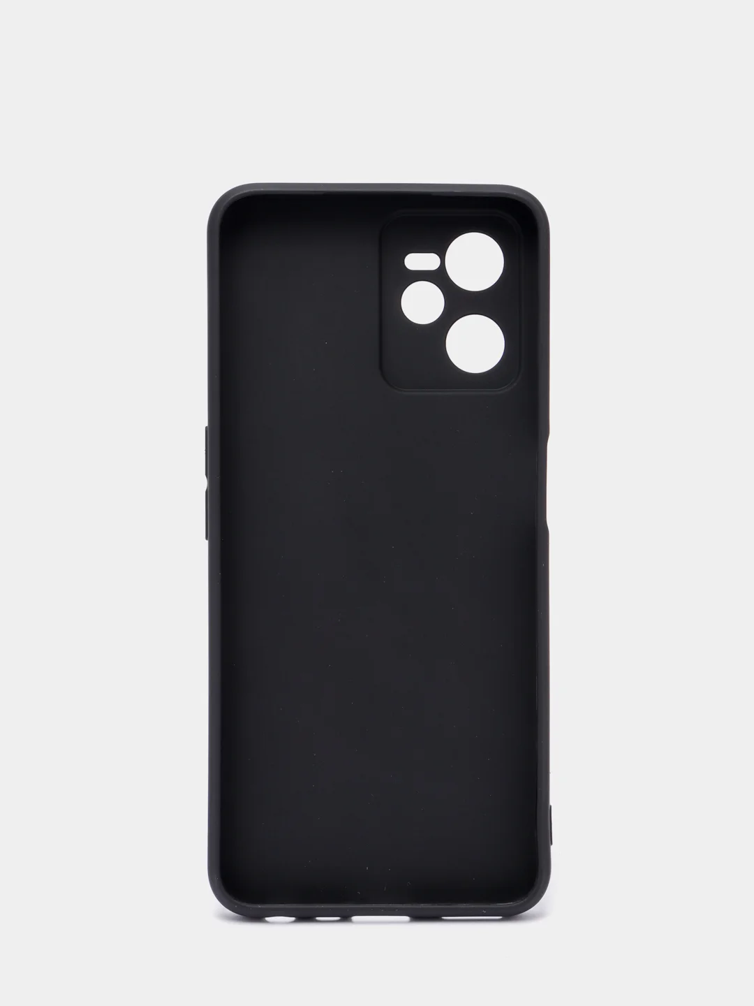Черный чехол Realme C35 / Реалми C35 черный, силиконовый, матовый