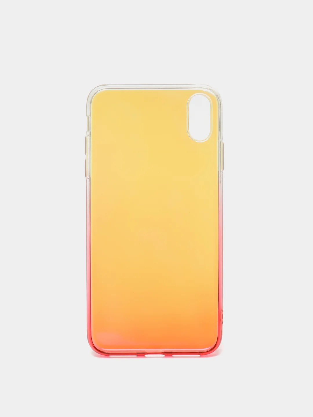 Розовый чехол iPhone XR, Xs Max силиконовый прозрачный с градиентом