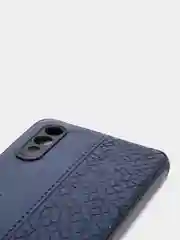 Индиго чехол Samsung Galaxy A02, Самсунг Галакси А02 из эко кожи Baseus