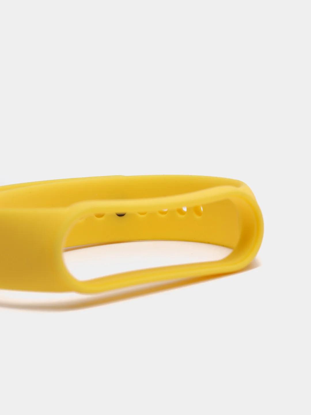 Желтый силиконовый ремешок Xiaomi Mi Band 5, 6 / Ремешок для фитнес браслета Xiaomi Mi Band 5,6