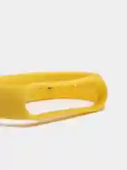 Желтый силиконовый ремешок Xiaomi Mi Band 5, 6 / Ремешок для фитнес браслета Xiaomi Mi Band 5,6