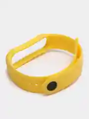 Желтый силиконовый ремешок Xiaomi Mi Band 5, 6 / Ремешок для фитнес браслета Xiaomi Mi Band 5,6