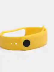 Желтый силиконовый ремешок Xiaomi Mi Band 5, 6 / Ремешок для фитнес браслета Xiaomi Mi Band 5,6