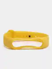 Желтый ремешок для фитнес браслета Xiaomi Miband 5, Miband 6