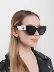 Черный женские солнцезащитные очки, поляризационные