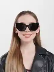 Черный женские солнцезащитные очки, поляризационные