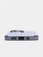 Синий меланж чехол для iPhone 13 Pro Max силиконовый айфон про макс