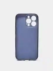 Синий меланж чехол для iPhone 13 Pro Max силиконовый айфон про макс