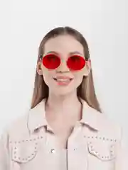 Алый солнцезащитные очки,  цвета