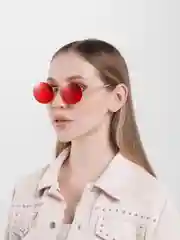 Алый солнцезащитные очки,  цвета