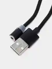 Черный кабель магнитный для зарядки телефона без насадки