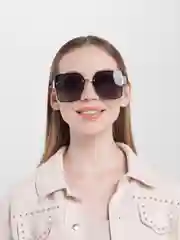 Черный женские солнцезащитные очки, UV400