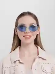 Голубой солнцезащитные очки, 4 цвета