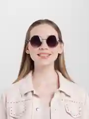 Аметистовый солнцезащитные очки круглые линзы (7 цветов)