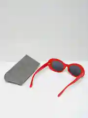 Красный солнцезащитные очки с чехлом и брелоком-отверткой, 2 цвета