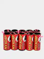 10 шт, липкая лента от мух Мухояр, липучка