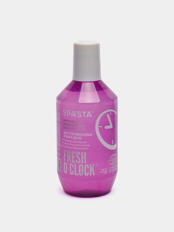 Spasta Ополаскиватель для полости рта Fresh oclock для чувствительных зубов и десен 400 мл